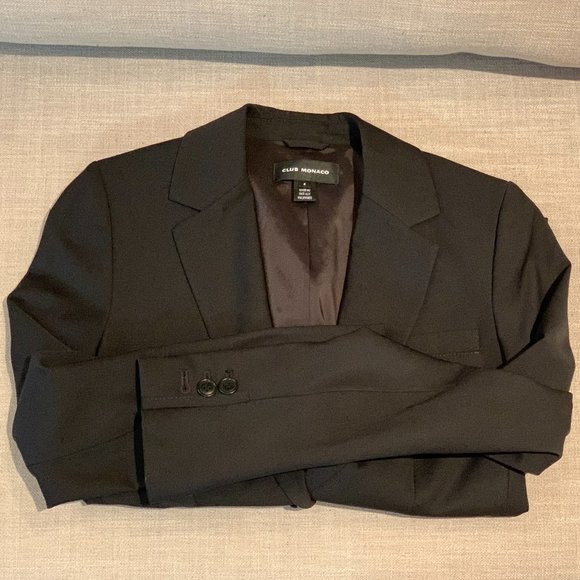 Classic Black Blazer - Club Monaco - Picture 6 of 7